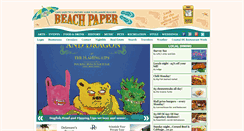 Desktop Screenshot of beachpaper.com