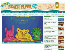 Tablet Screenshot of beachpaper.com